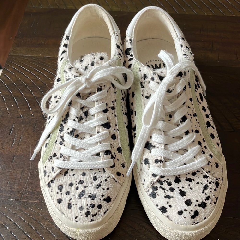 Size 7.5 Women’s Madewell Calf Hair Sneakers